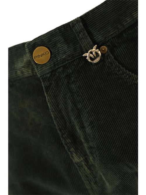 Bermuda lungo Burkina in velluto di modal a costine PINKO | 104646 A2RZX73